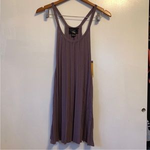 Jak&Rae purple tank tunic pleated dress